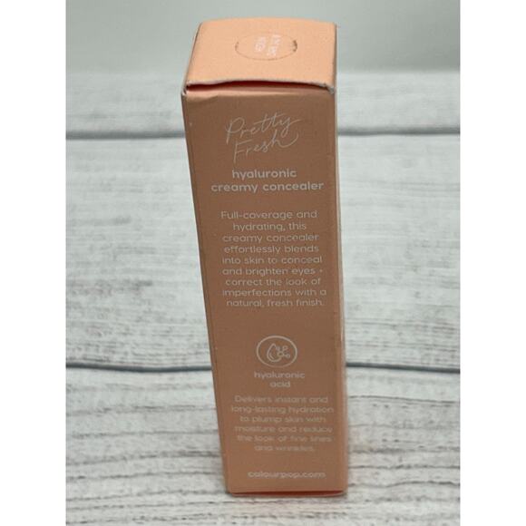 ColourPop Pretty Fresh Hyaluronic Creamy Concealer- Medium Dark 145W 6.05g New - Picture 6 of 7